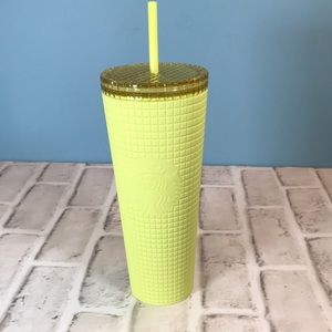 Starbucks Winter Meadow tumbler yellow NEW